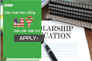 Các loại học bổng Mỹ phổ biến và điều kiện apply