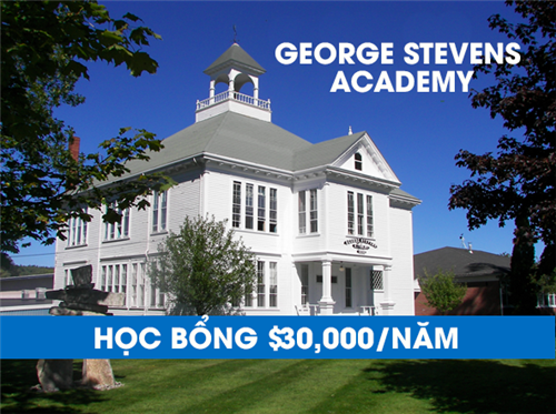 Đừng bỏ lỡ học bổng $30,000/năm từ trường nội trú tốt nhất bang Maine, George Stevens Academy
