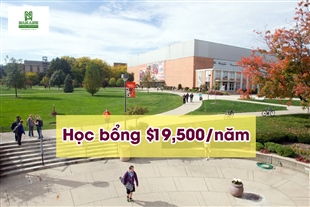 Học bổng du học Mỹ trị giá $19,500 từ trường Bowling Green State University